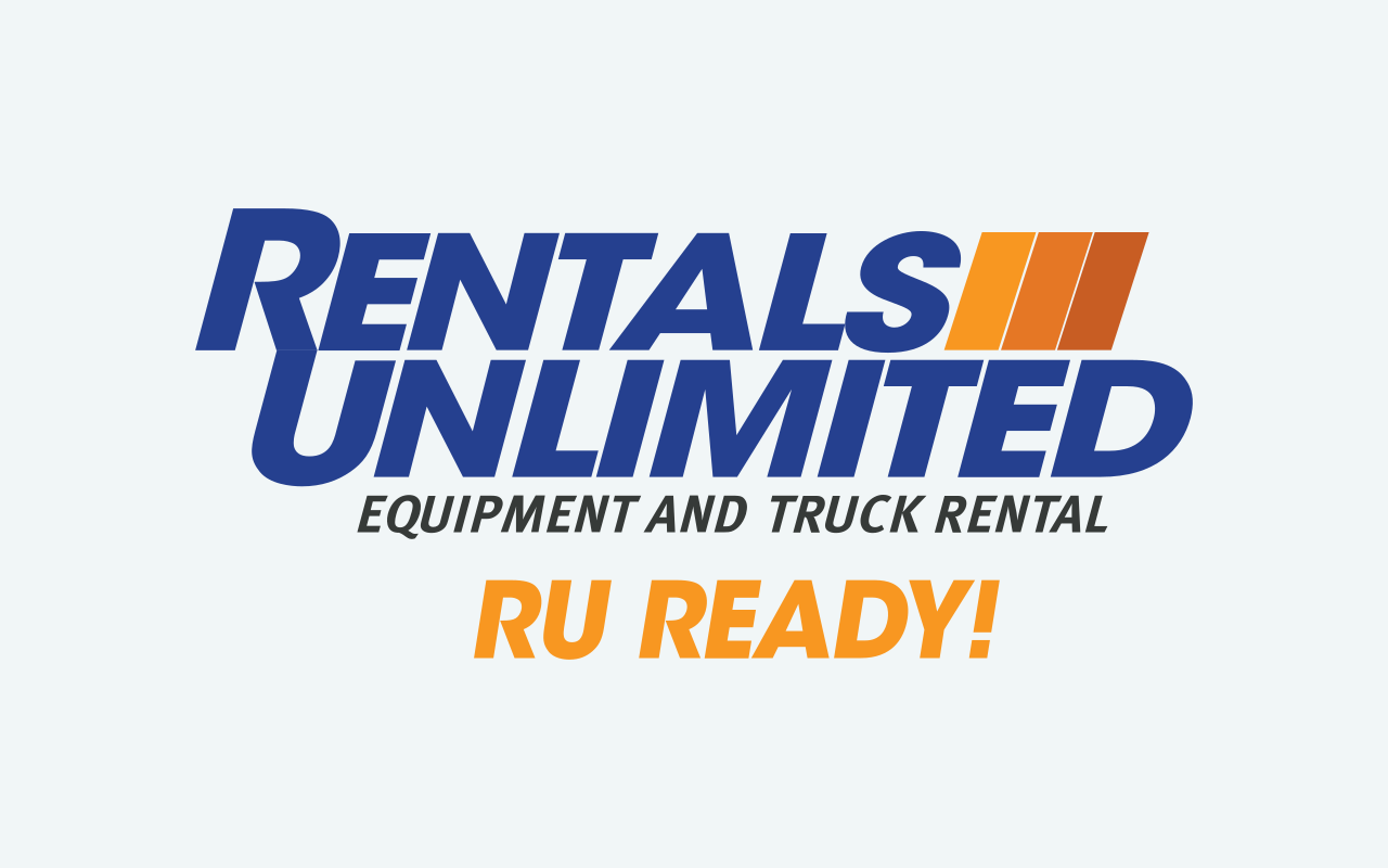 Rentals Unlimited logo with the RU Ready tagline